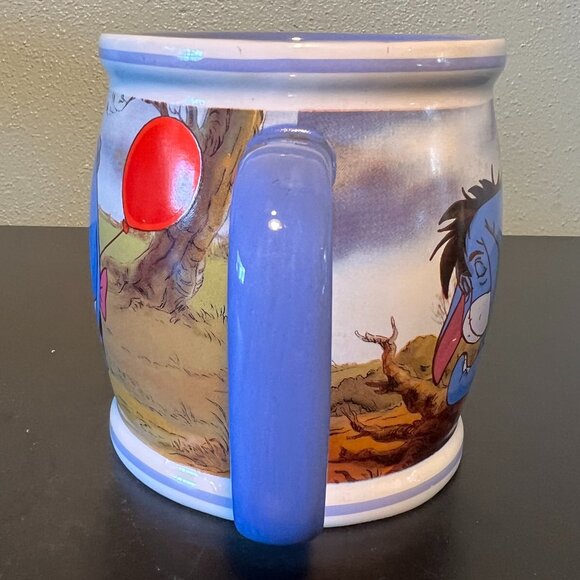 DISNEY STORE Winnie-the-Pooh Eeyore & Red Balloon Mug ~ A.A. Milne ~ Piglet - Picture 7 of 13
